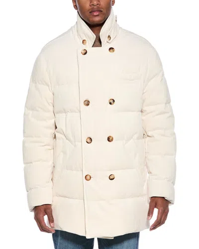 BRUNELLO CUCINELLI BRUNELLO CUCINELLI CORDUROY CASHMERE-BLEND DOWN COAT
