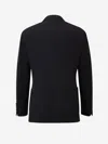 Brunello Cucinelli Corduroy Double-breasted Blazer In Navy Blue