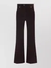 Brunello Cucinelli Corduroy Flared Trousers Belt Loops In Brown
