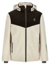 Brunello Cucinelli Corduroy Insert Ski Jacket Puffer Jackets Multicolor In Neutral