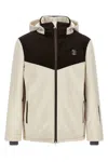 Brunello Cucinelli Corduroy Insert Ski Jacket Puffer Jackets Multicolor In Multi