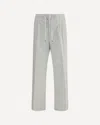 Brunello Cucinelli Men White Linen And Cotton Leisure Fit Trousers