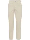 Brunello Cucinelli Corduroy Pants In Beige