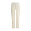 Brunello Cucinelli Adjustable Cotton Corduroy Trousers In Black