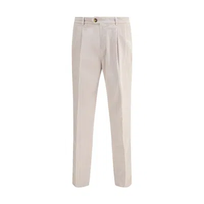 Brunello Cucinelli Corduroy Pants In Black