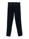Brunello Cucinelli Italian Fit Trousers In Navy Blue Cotton Corduroy In Blue