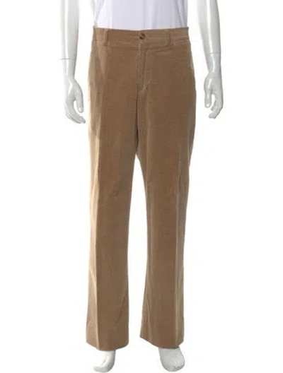 Pre-owned Brunello Cucinelli Corduroy Pants In Neutral