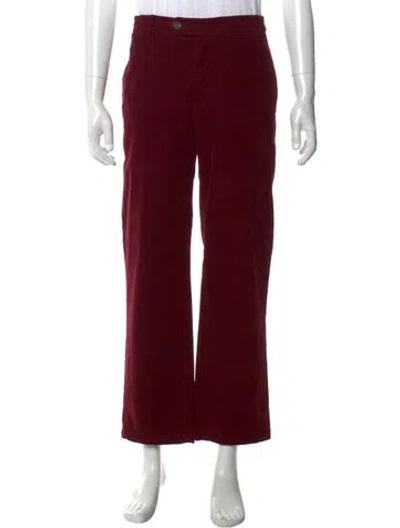 Pre-owned Brunello Cucinelli Corduroy Pants In Red