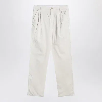 Brunello Cucinelli Corduroy Pants In White