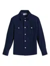 Brunello Cucinelli Corduroy Shirt In Blue