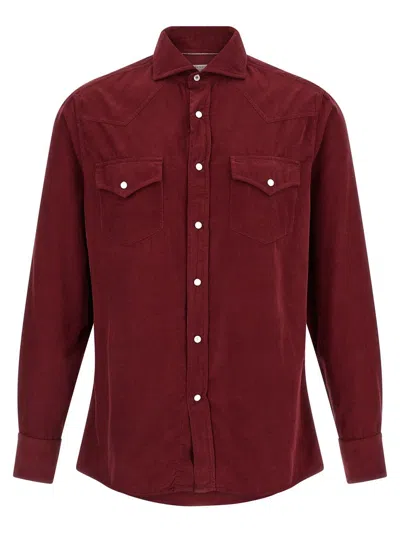 BRUNELLO CUCINELLI BRUNELLO CUCINELLI CORDUROY SHIRT