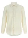 Brunello Cucinelli Long Sleeve Button-down Collar Shirt In White