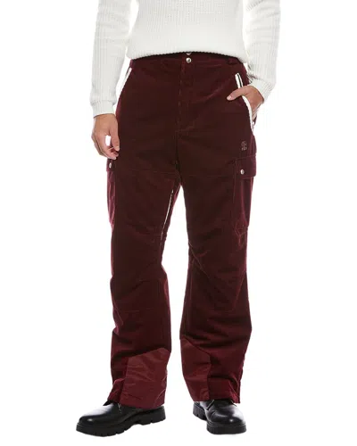 Brunello Cucinelli Corduroy Ski Pant In White