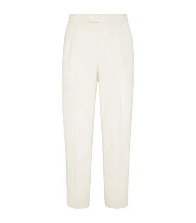 BRUNELLO CUCINELLI CORDUROY TAILORED TROUSERS