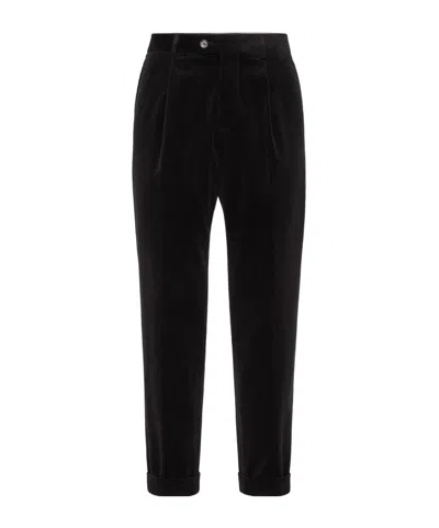 BRUNELLO CUCINELLI CORDUROY TAPERED TROUSERS