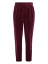 Brunello Cucinelli Trousers With Double Pleats And Tabs