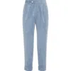 Brunello Cucinelli Corduroy Trousers In Blue
