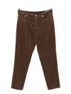 Brunello Cucinelli Brown Pants In Brown