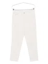 Brunello Cucinelli Cotton Trousers With Belt Loops And Rolled Cuffs