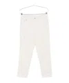 Brunello Cucinelli Cotton Trousers With Belt Loops And Rolled Cuffs