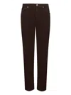 Brunello Cucinelli Men Brown Corduroy Italian Fit Trousers
