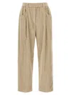 Brunello Cucinelli Straight-leg Corduroy Trousers In Beige