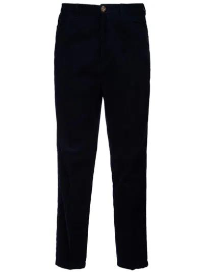 Brunello Cucinelli Corduroy Trousers In Blue
