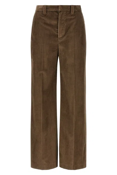 Brunello Cucinelli Corduroy Trousers Pants Brown