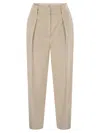 Brunello Cucinelli Women's Regular Fit Pants In Ivory