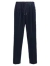 Brunello Cucinelli Corduroy Trousers Pants Blue In Blue