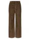 Brunello Cucinelli Corduroy Trousers Pants Brown In Brown