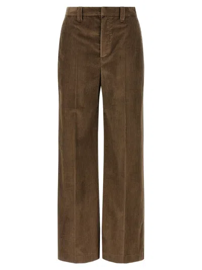 Brunello Cucinelli Corduroy Trousers Pants Brown