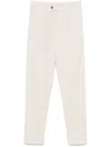 Brunello Cucinelli Corduroy Trousers In White