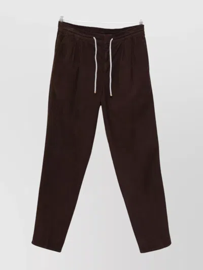 BRUNELLO CUCINELLI CORDUROY TROUSERS WITH BACK AND SIDE POCKETS