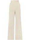 Brunello Cucinelli Corduroy Wide-leg Trousers In Neutrals