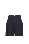 Brunello Cucinelli High-waisted Denim Shorts In Blue