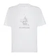 Brunello Cucinelli Cotton Anamnesis Print T-shirt In White