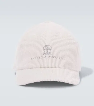 Brunello Cucinelli Cotton And Cashmere Baseball Cap In 871+634