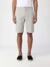 Brunello Cucinelli Grey Solid Shorts In Gray