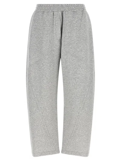 Brunello Cucinelli Cotton-blend Athletic Joggers In Gray