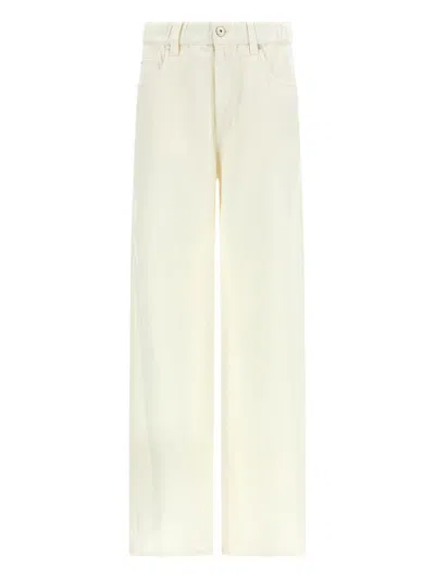 Brunello Cucinelli Cotton And Linen Blend Trousers