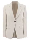 BRUNELLO CUCINELLI COTTON AND LINEN JACKET