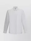 Brunello Cucinelli Cotton Shirt With Button-up Style And Spread Collar