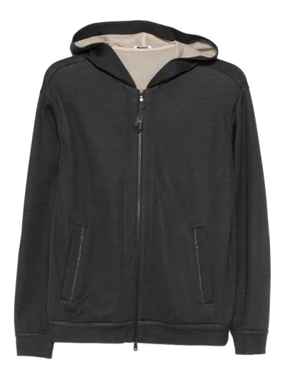 BRUNELLO CUCINELLI BRUNELLO CUCINELLI COTTON AND SILK BLEND HOODIE