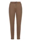 Brunello Cucinelli Drawstring-waist Tapered Trousers