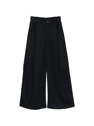 Brunello Cucinelli Cotton And Silk Blend Trousers In Blue