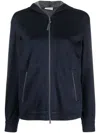 Brunello Cucinelli Cotton And Silk Hoodie