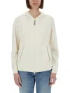 Brunello Cucinelli Cotton And Silk Interlock Topwear