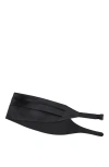 Brunello Cucinelli Men's Cotton And Silk Satin Cummerbund In Black