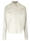 BRUNELLO CUCINELLI BRUNELLO CUCINELLI COTTON AND SILK SHIRT